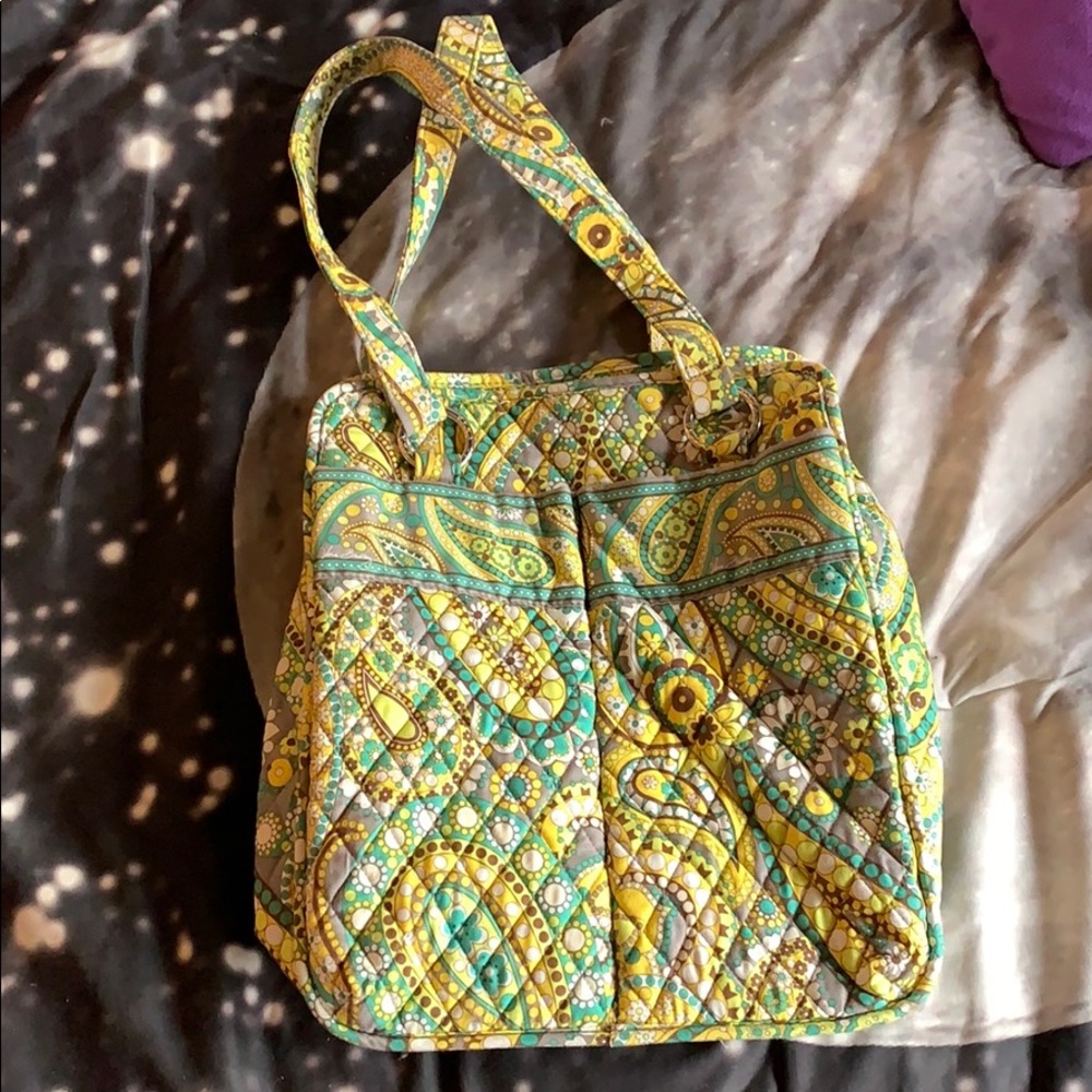 SOLD Vera Bradley Lemon Parfait Tote Bag